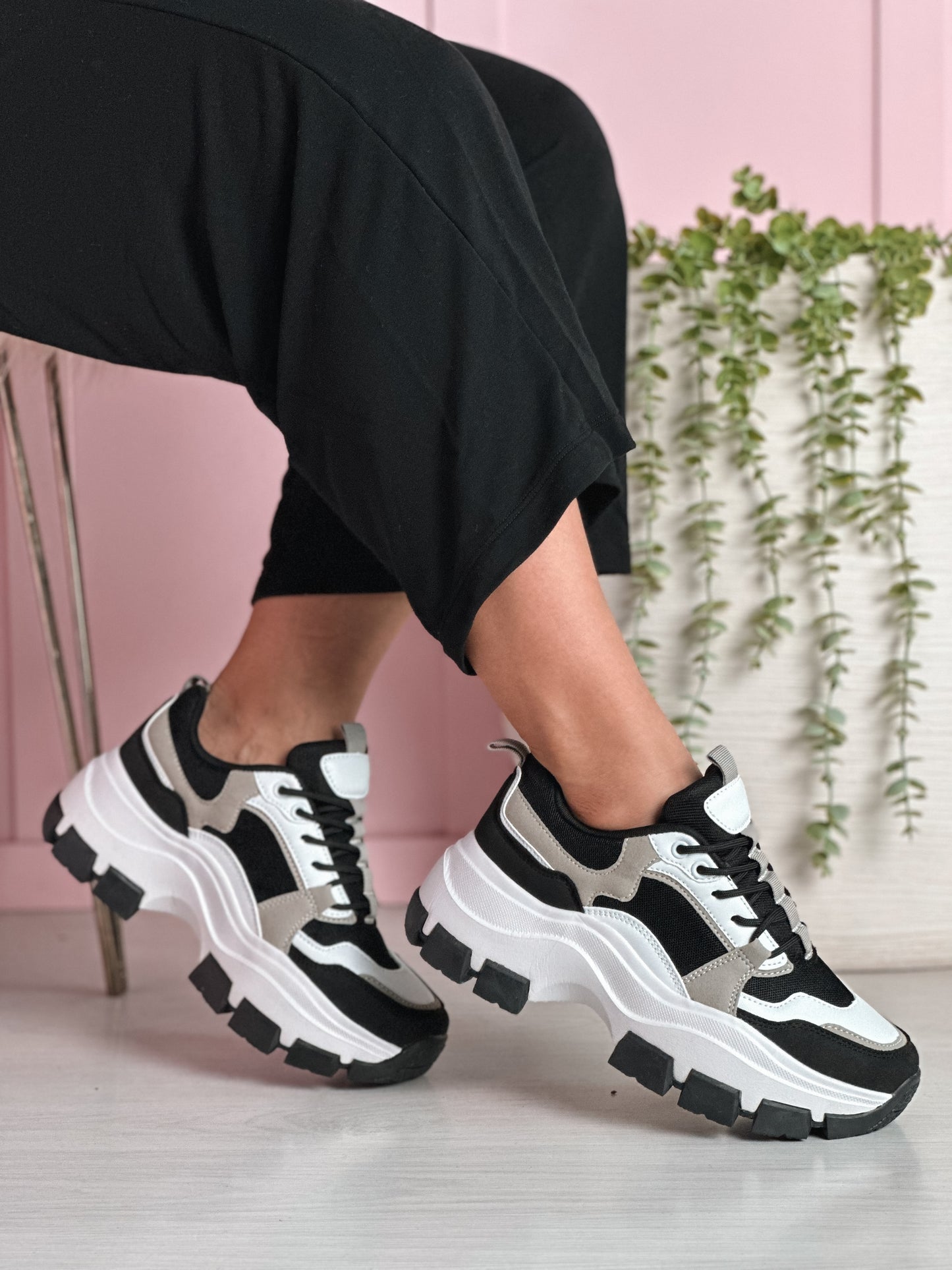 KYOTO NEGRO CON BEIGE