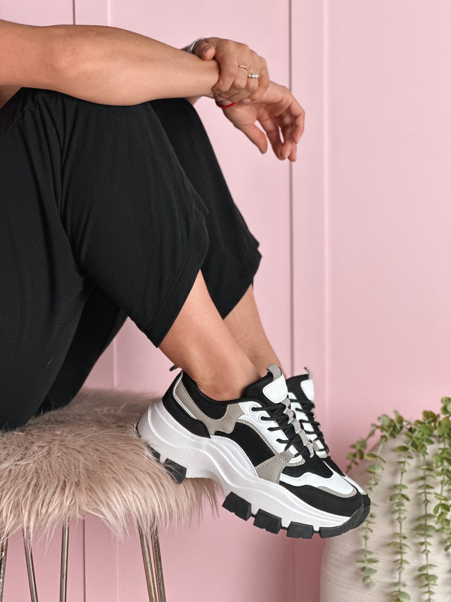 KYOTO NEGRO CON BEIGE